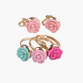 Ringar och örhänge set