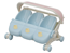 Sylvanian families Triplets stroller