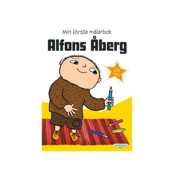 Alfons Åberg Min första målarbok, Alfons Åberg