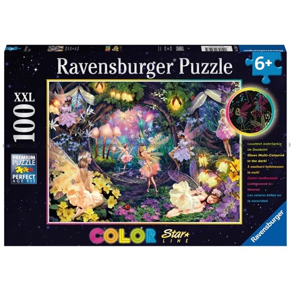 Ravensburger Pussel 100 bitar, fairy garden