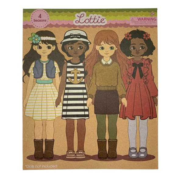 Lottie kläder, Four seasons multipack, 4 outfits