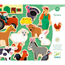 Djeco Wooden magnetic, farmix