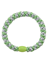 Kknekki hårsnodd lind green/silver glitter stripe
