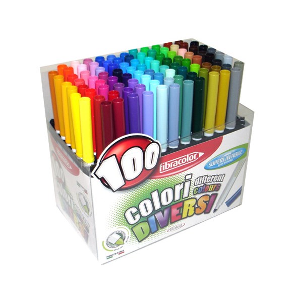 Fibracolor colori diversi, 100-p