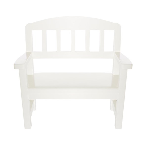 Maileg Wooden Bench, Off White