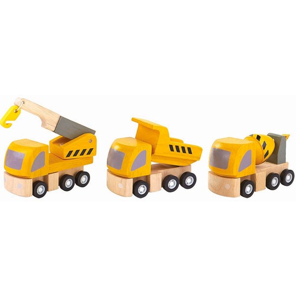 Plan toys Arbetsfordon, 3 st