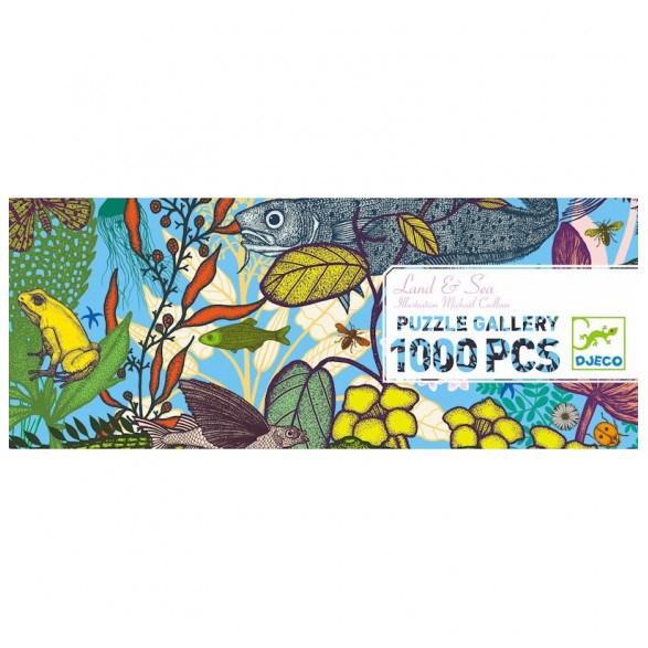 Djeco pussel land & sea, 1000 bitar