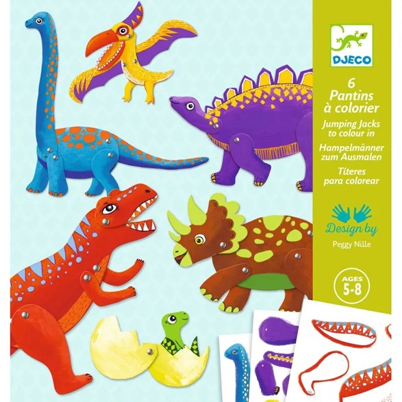 Djeco Jumping jacks dinosaurier