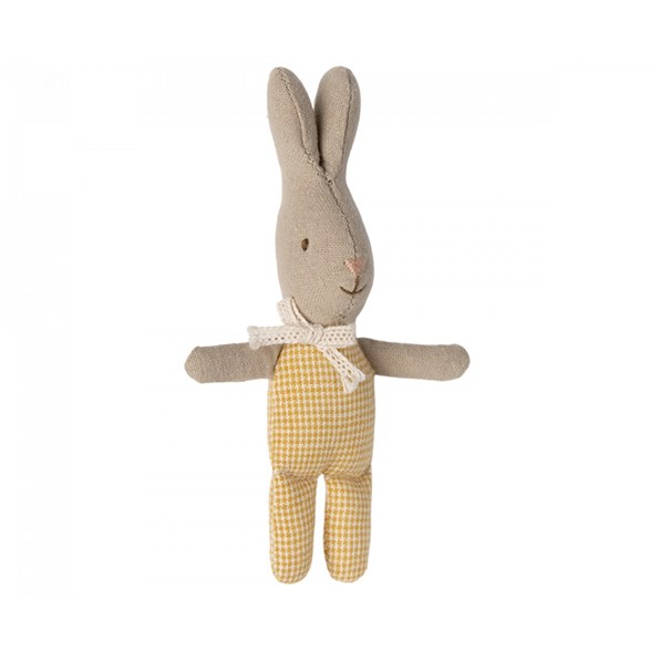 Maileg Rabbit MY, yellow check