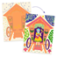 Djeco scratch cards wacky houses