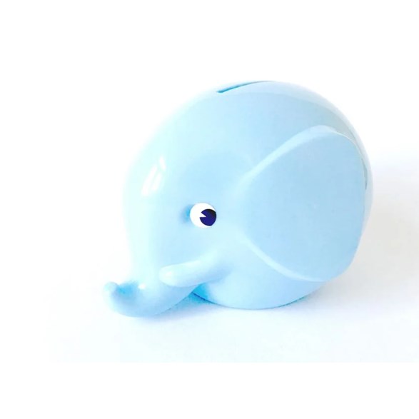 Norsu Sparbössa elefant liten, babyblå