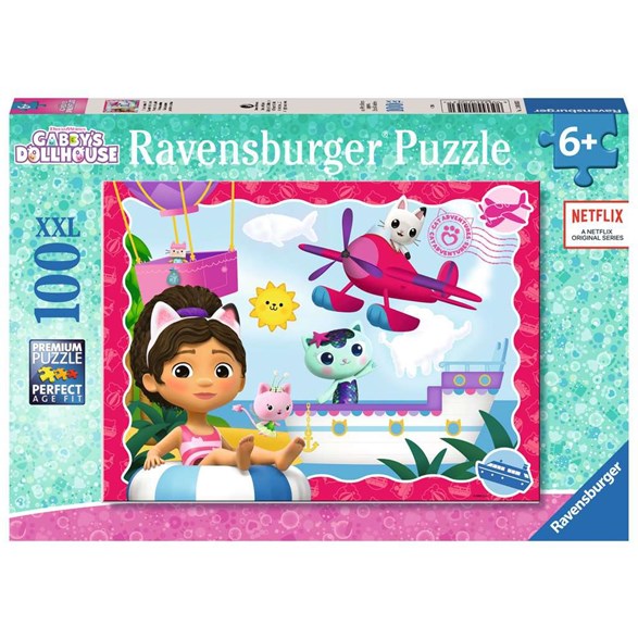 Ravensburger Pussel 100 bitar, Gabby's dollhouse