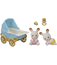 Sylvanian families Chocolate rabbit twins with pram