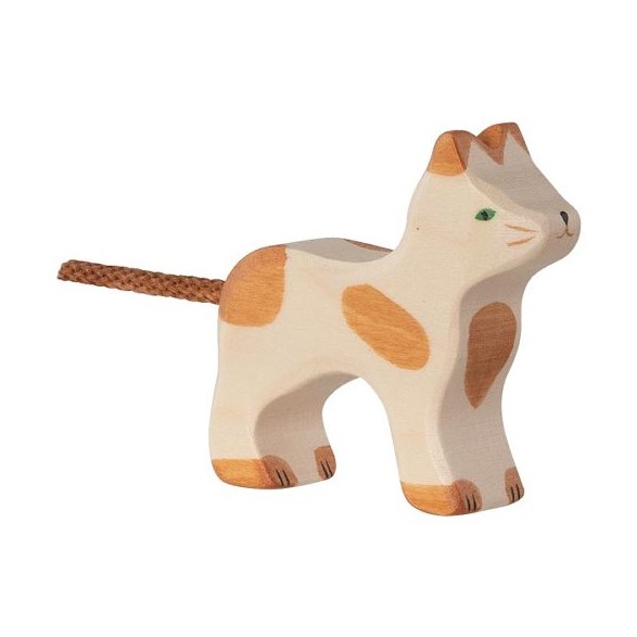 Holztiger Katt, stående