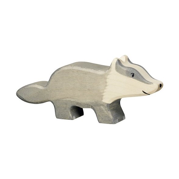 Holztiger Grävling