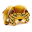 Puckator Relaxeazzz leopard rund resekudde & ögonmask
