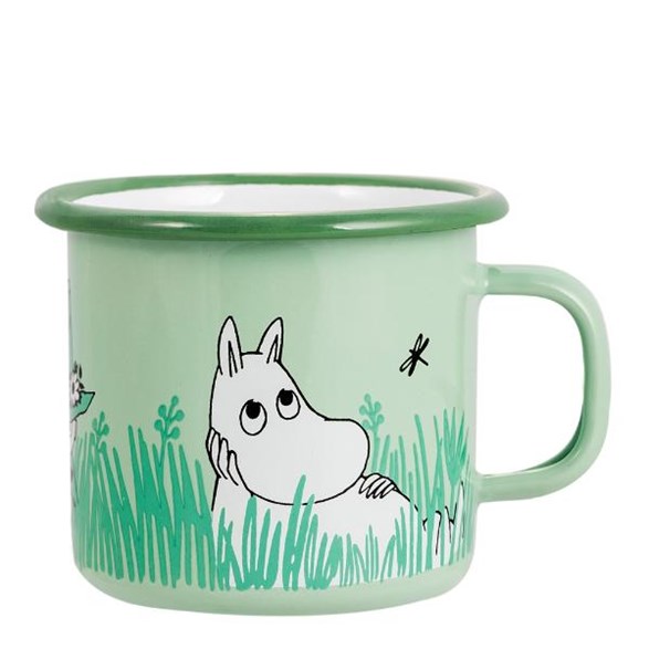 Muurla Mugg emalj 2,5 dl, Mumin pojkarna