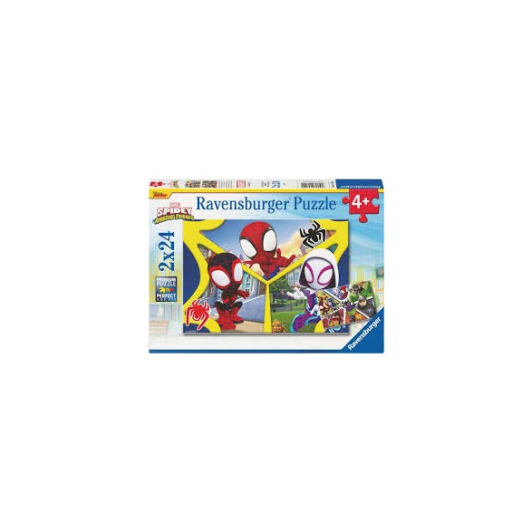 Ravensburger Pussel 2x24 bitar, Spidey and amazing friends