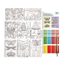 Ooly scenic hues watercolor art kit, forest adventure