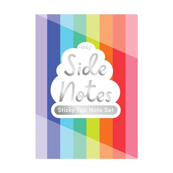 Ooly side notes sticky tab note pad - color write
