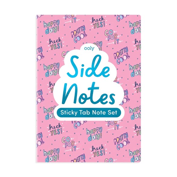 Ooly side notes sticky tab note pad, make magic