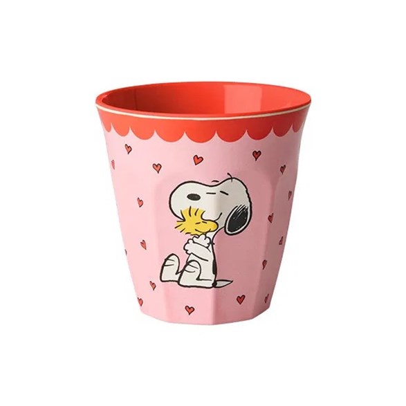 Rice Melaminmugg Snobben, rosa