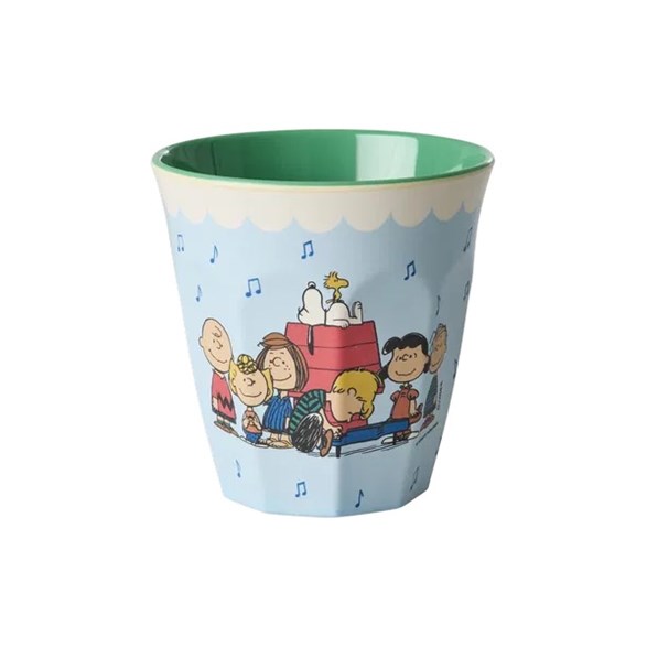Rice Melaminmugg Snobben, blå