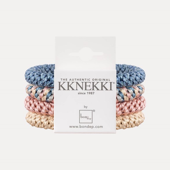 Kknekki 4-p, rose/blue/beige glitter