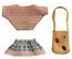 Maileg Clothes and bag, little sister mouse