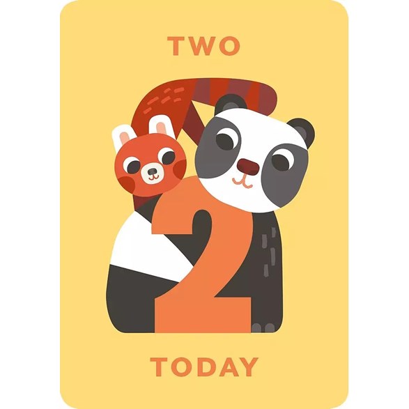 Sifferkort 2 år, zig zag zoo