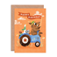 Emily Nash Illustration Gratulationskort, birthday tractor