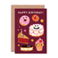 Emily Nash Illustration Gratulationskort, cake faces