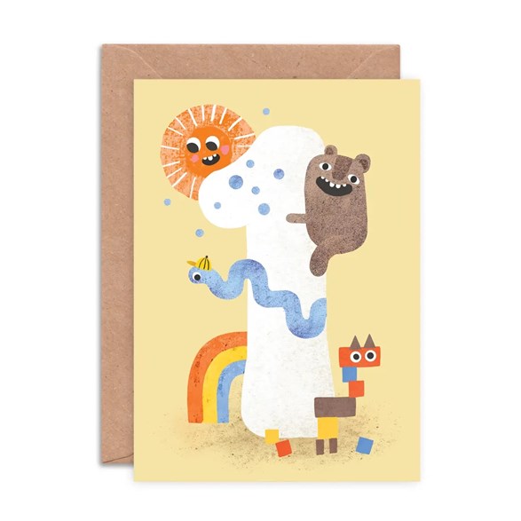 Emily Nash Illustration Sifferkort, age 1 crazy critters