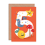Emily Nash Illustration Sifferkort, age 5 crazy critters