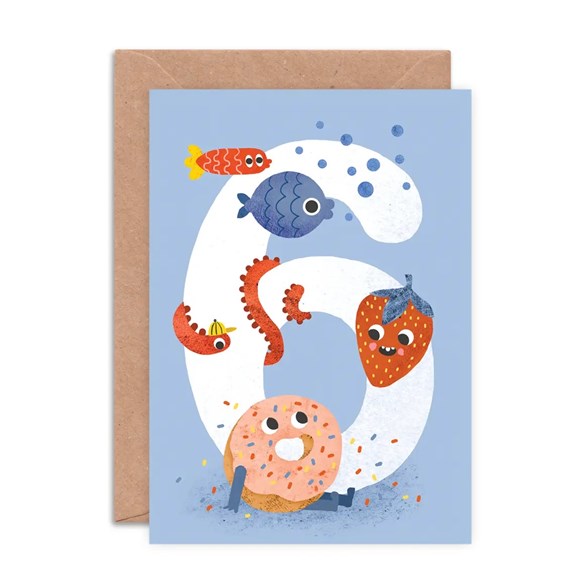 Emily Nash Illustration Sifferkort, age 6 crazy critters