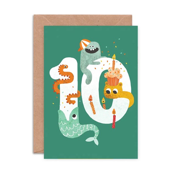 Emily Nash Illustration Sifferkort, age 10 crazy critters