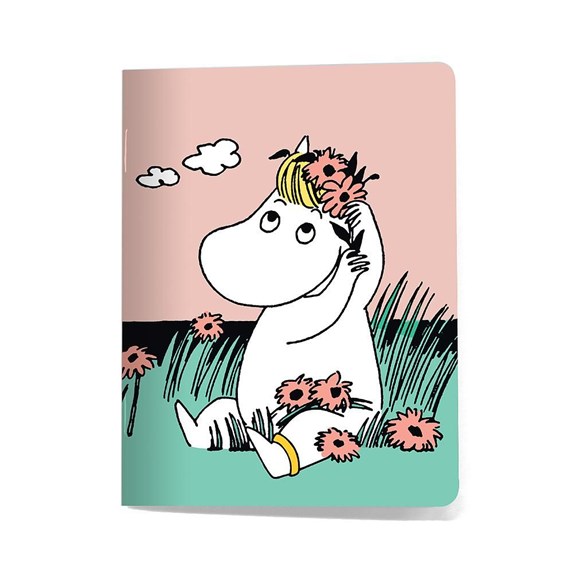 Putinki Anteckningsbok Snorkfröken rosa