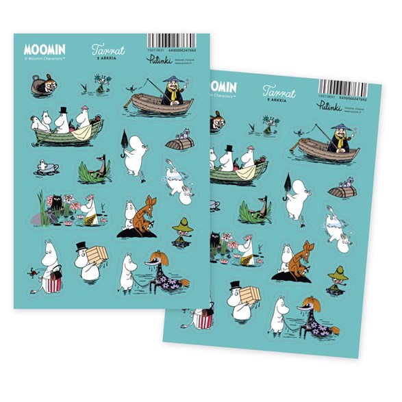 Putinki Stickers Mumin A5, turkos
