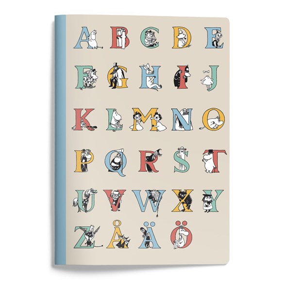 Putinki Anteckningsbok Mumin ABC
