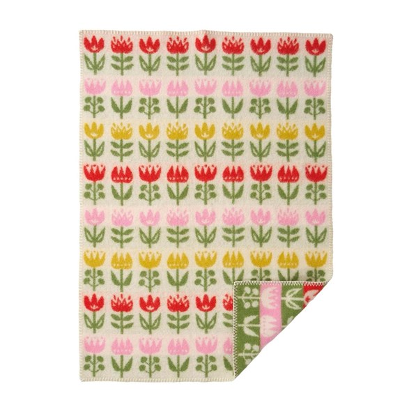 Klippan ullfilt tulip, multi