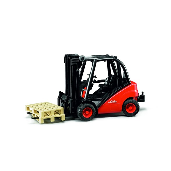 Bruder Linde gaffeltruck H30D med 2 pallar