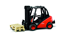 Bruder Linde gaffeltruck H30D med 2 pallar