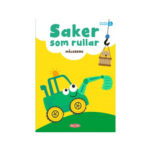 Tactic Målarbok saker som rullar