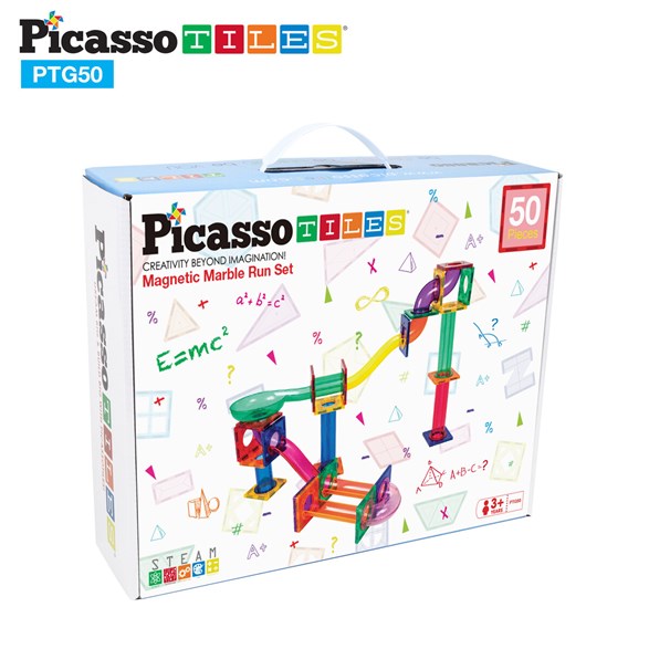 Picasso Tiles Marble run, 50 pcs