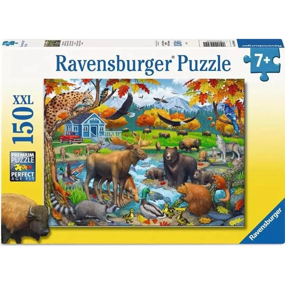 Ravensburger Pussel 150 bitar, wildlife gathering