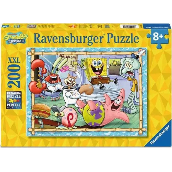 Ravensburger Pussel 200 bitar, new adventures in Bikini bottom