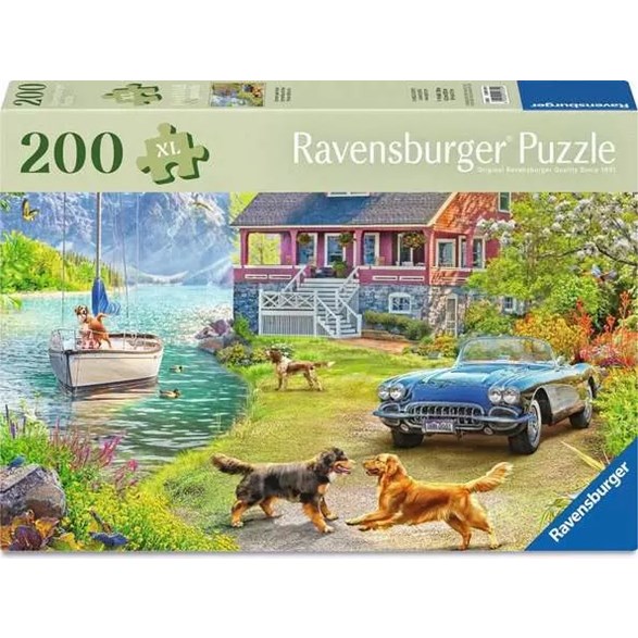 Ravensburger Pussel 200 bitar, summer lake house