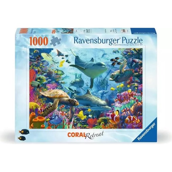 Ravensburger Pussel 1000 bitar, coral reef retreat