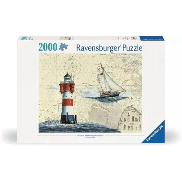 Ravensburger Pussel 2000 bitar, romantic lighthouse