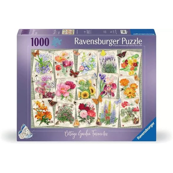 Ravensburger Pussel 1000 bitar, garden flowers